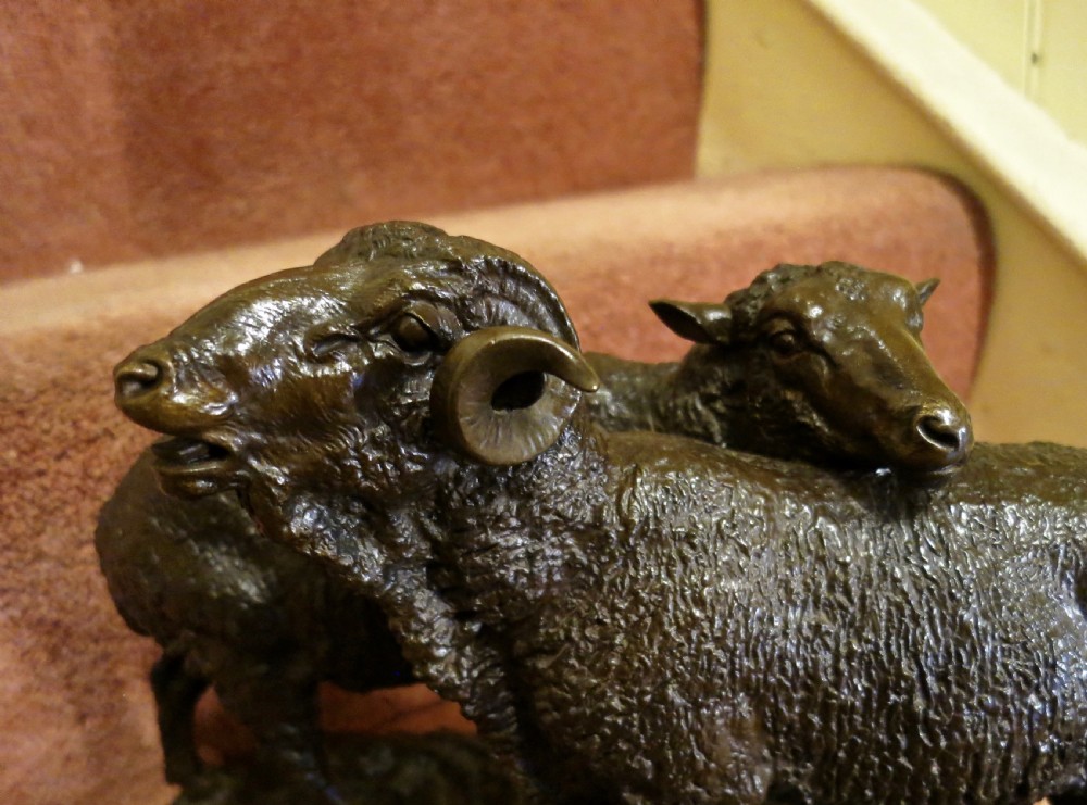ISADORE BONHEUR: BRONZE MERINO SHEEP  View III