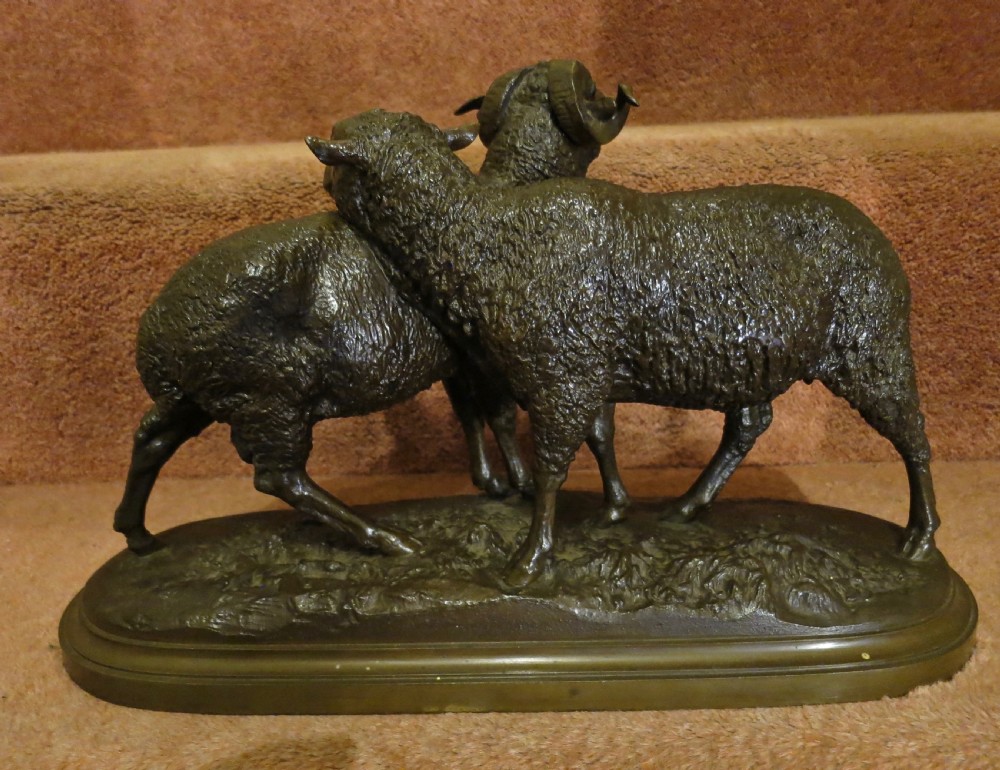 ISADORE BONHEUR: BRONZE MERINO SHEEP  View IV