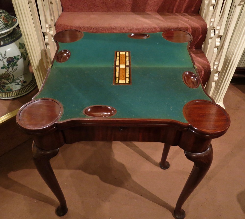 TRIPLE-TOP CARD; GAMES AND WRITING TABLE View II