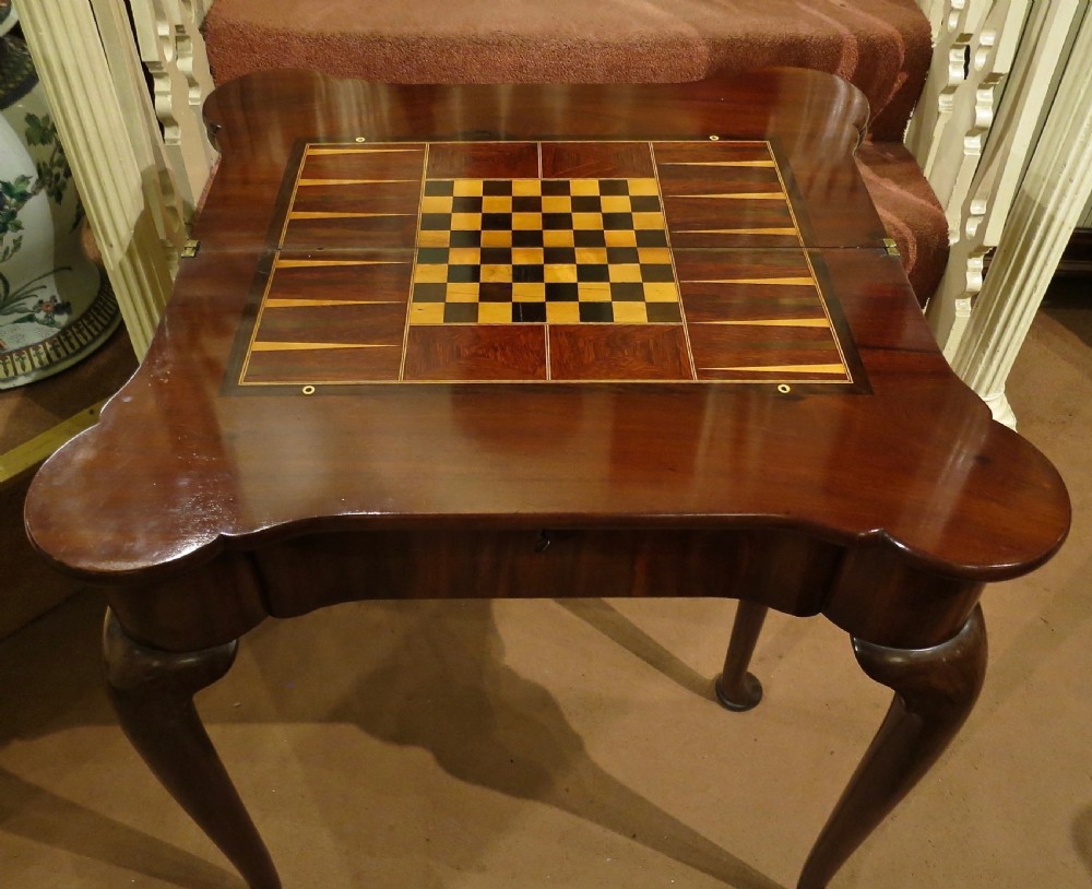 TRIPLE-TOP CARD; GAMES AND WRITING TABLE View III