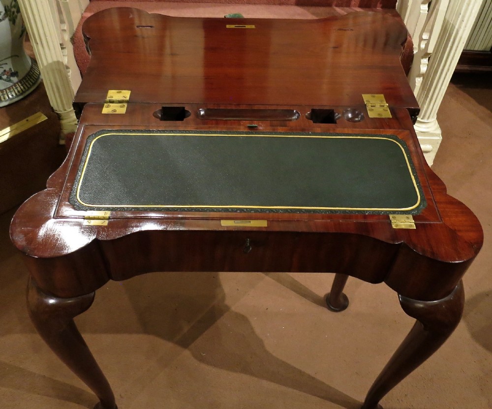 TRIPLE-TOP CARD; GAMES AND WRITING TABLE View IV