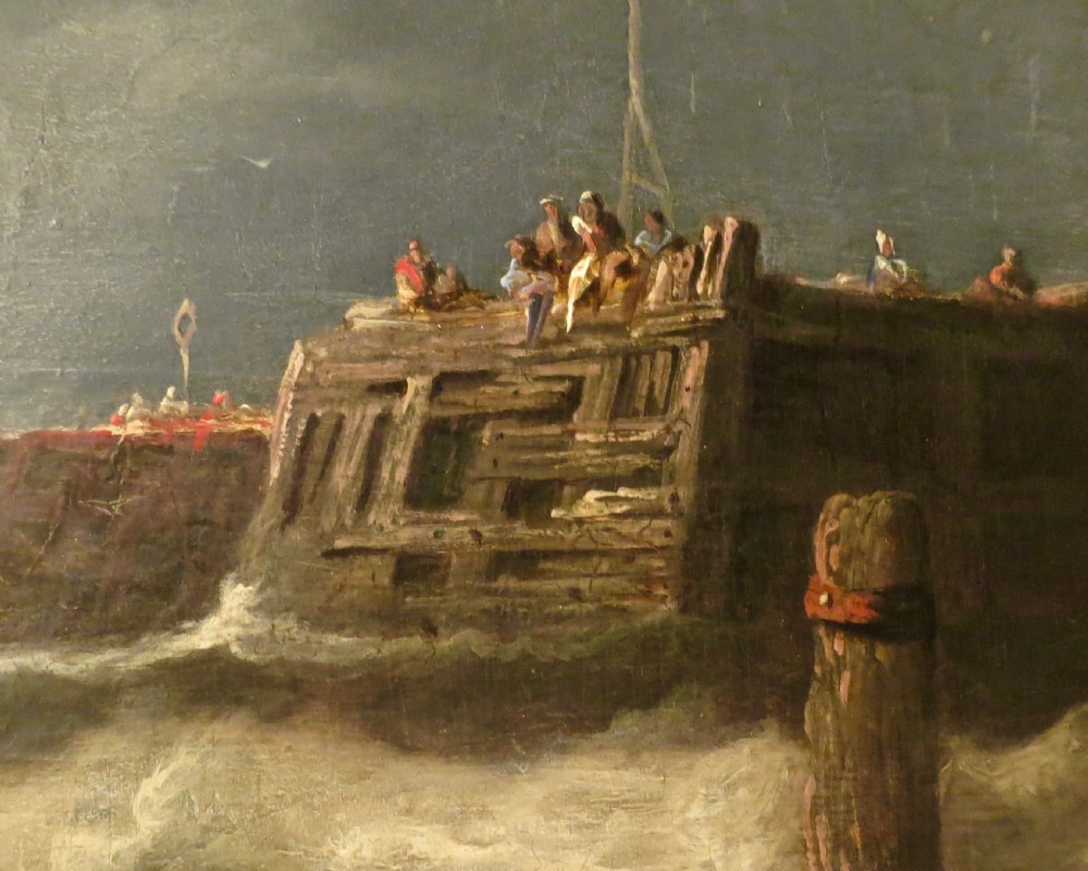 MARINE OIL ON PANEL BY WILLIAMSON (1820-1883) View V