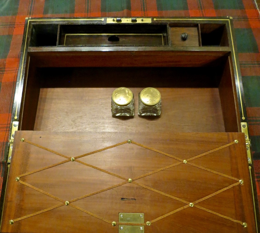 FINE ROSEWOOD WRITING BOX BY EDWARDS View IV