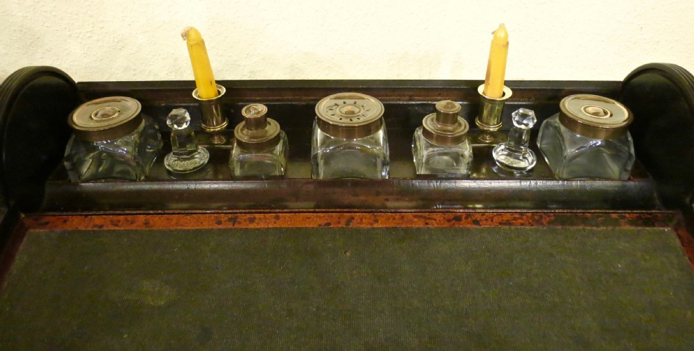 UNUSUAL GEORGE III WRITING DESK COMPENDIUM View III