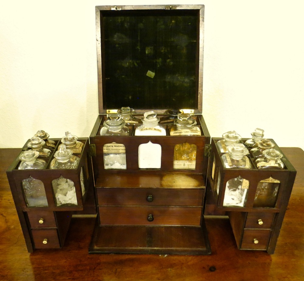 FULLY FITTED APOTHECARY'S (OR MEDICINE) CABINET