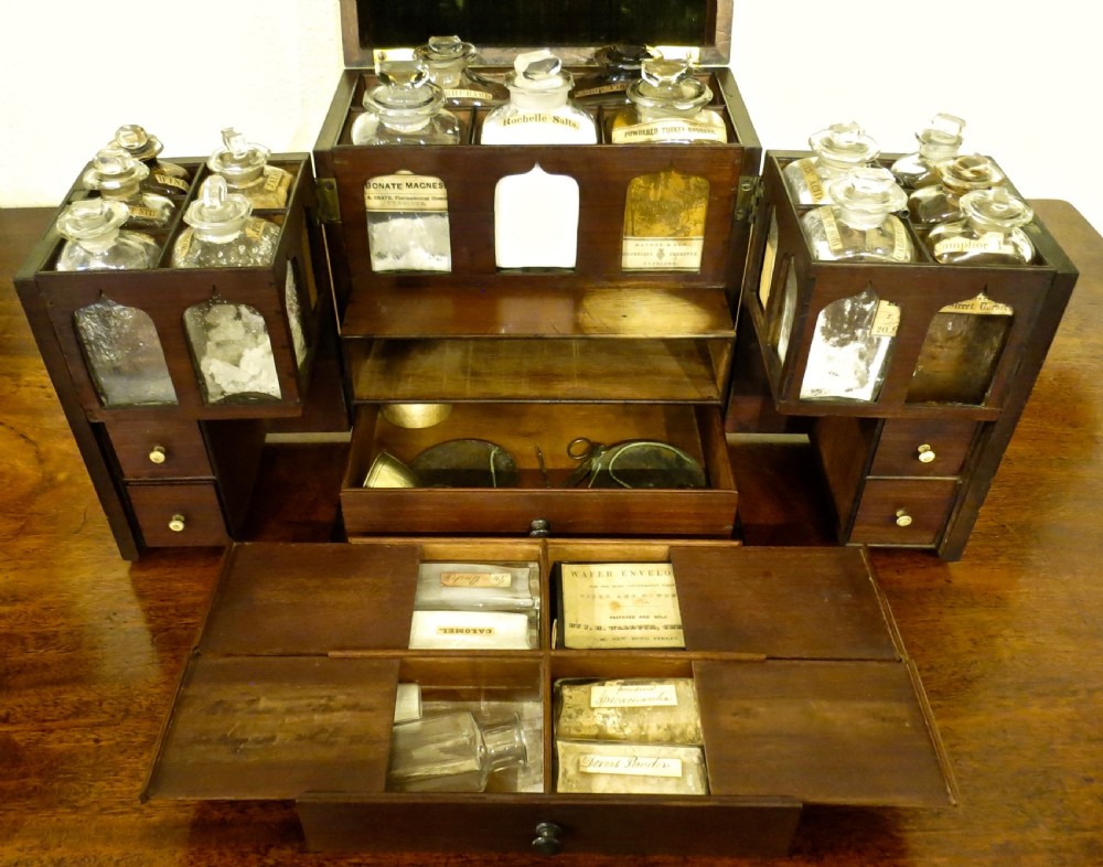 FULLY FITTED APOTHECARY'S (OR MEDICINE) CABINET View II