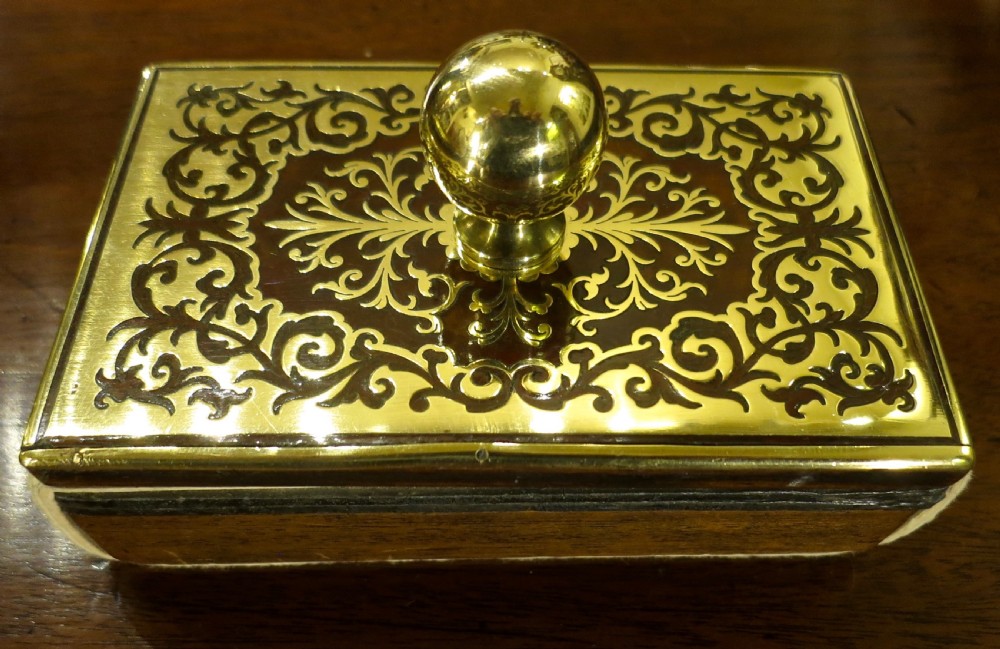 3-PIECE BOULLE DESK SET BY ASPREYS View IV