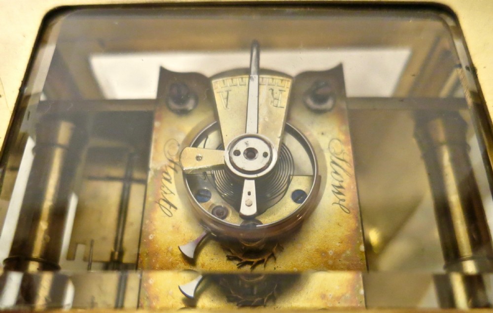 EARLY FRENCH REPEATING CARRIAGE CLOCK BY JACOT View IV