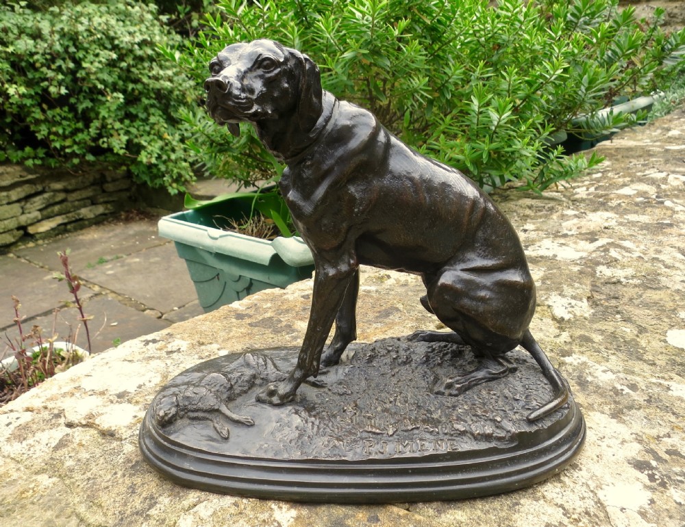 FRENCH BRONZE RETRIEVER BY P. J. MENE