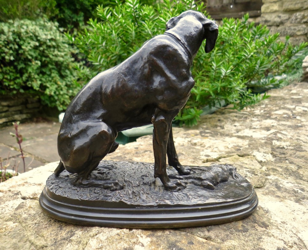 FRENCH BRONZE RETRIEVER BY P. J. MENE View II