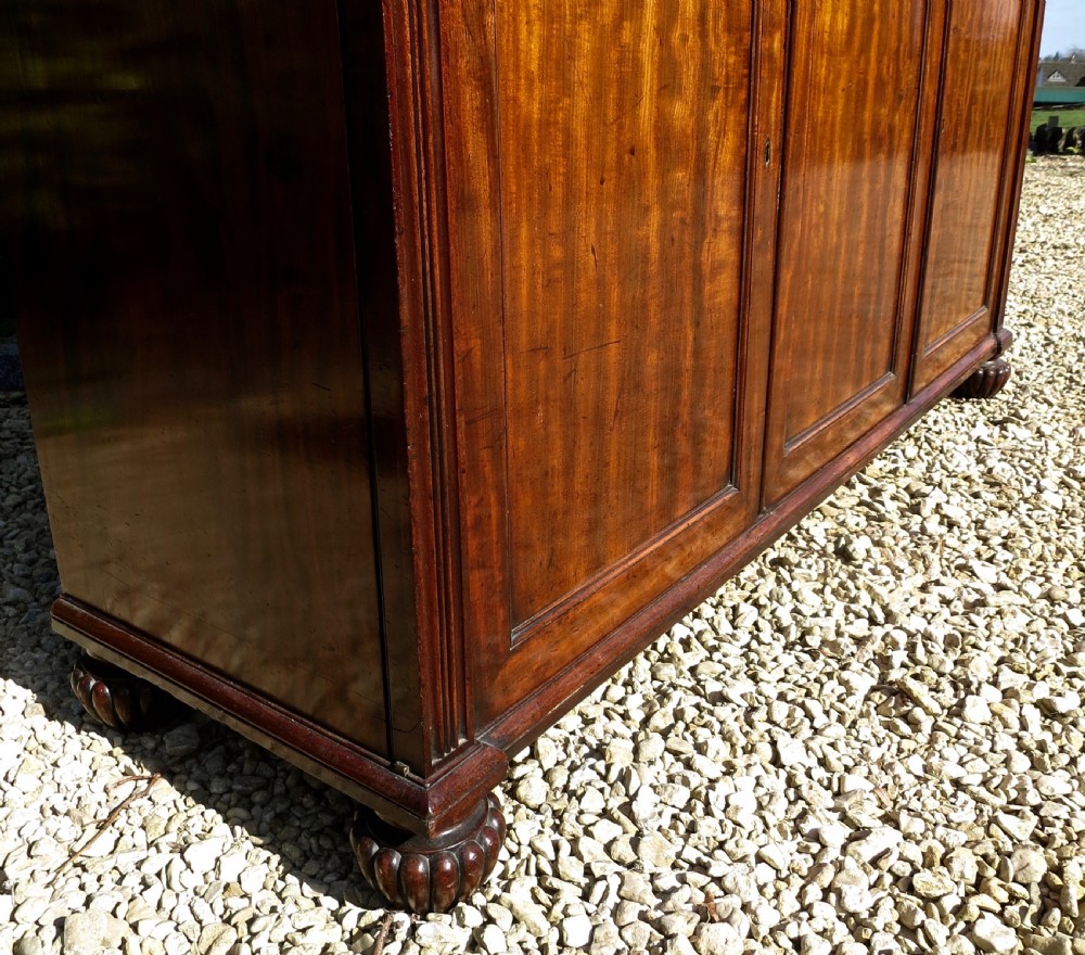 SUPERB GILLOWS LIBRARY BOOKCASE-CABINET View VII