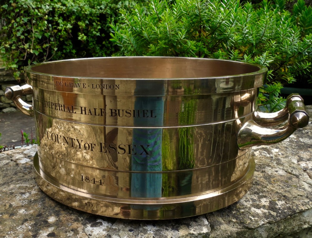 RARE BRONZE HALF-BUSHEL DATED 1844 View II