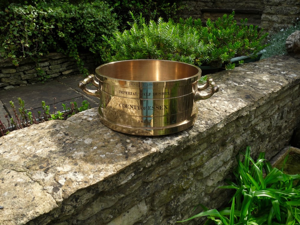 RARE BRONZE HALF-BUSHEL DATED 1844 View VI