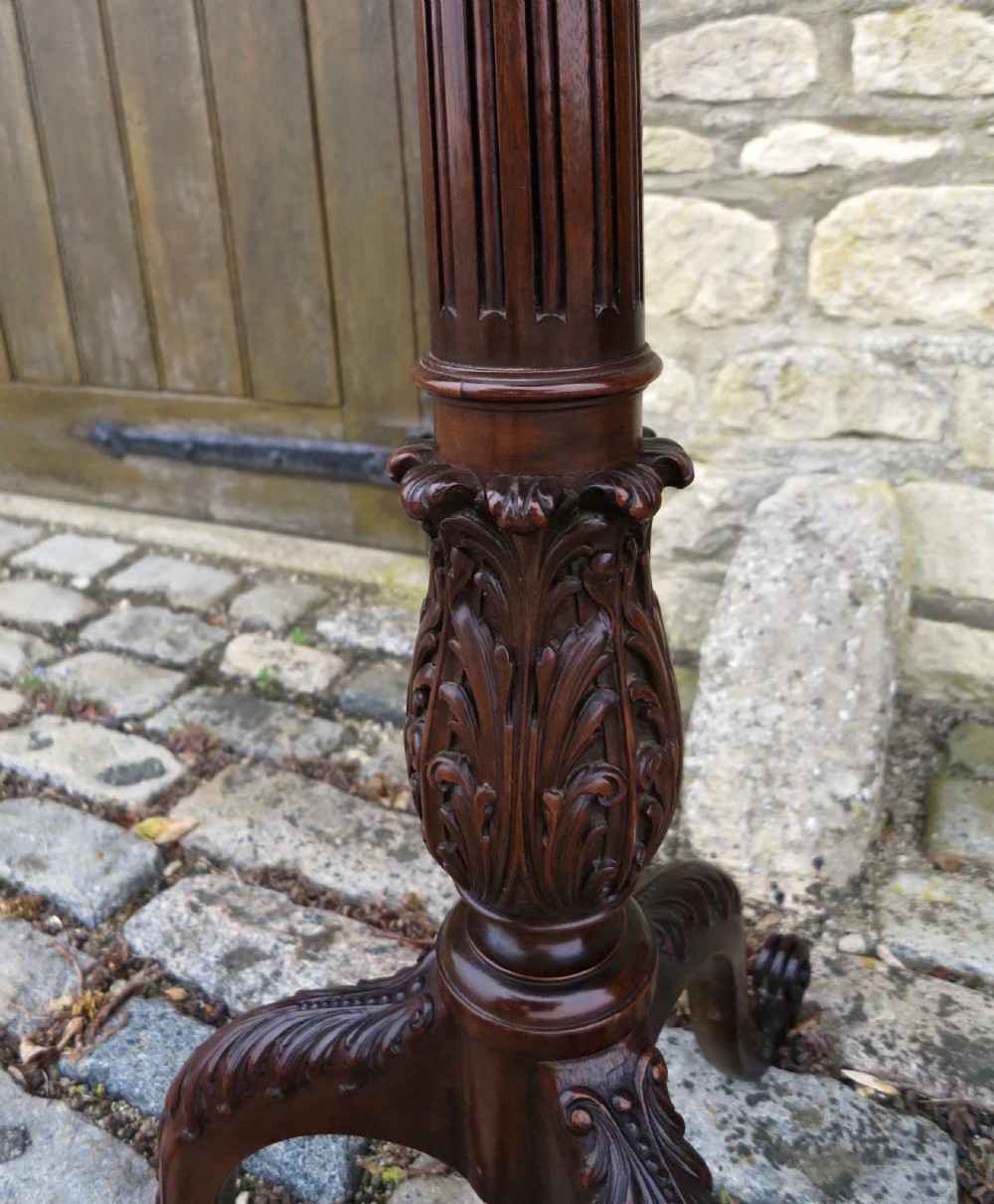 18TH CENTURY STYLE MAHOGANY TORCHERE View V