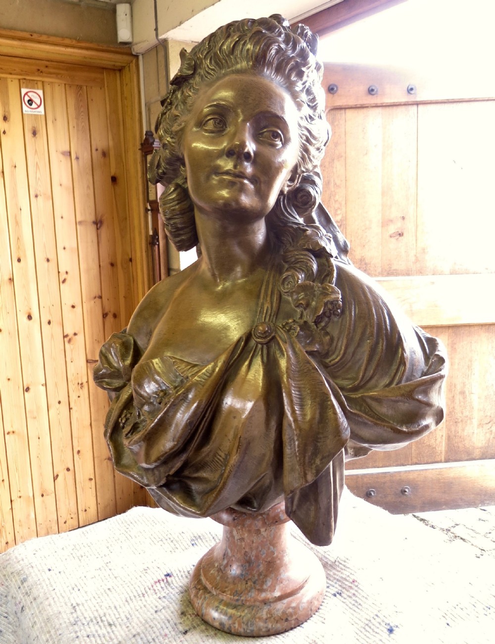 LARGE TERRACOTTA SCULPTURE BY MERCHI 