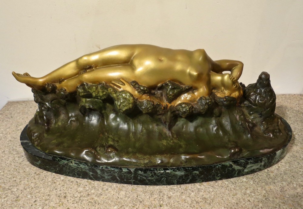 French gilt-bronze 