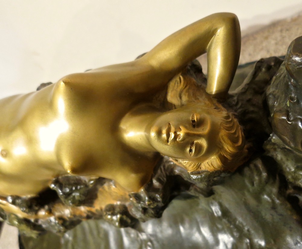 French gilt-bronze 