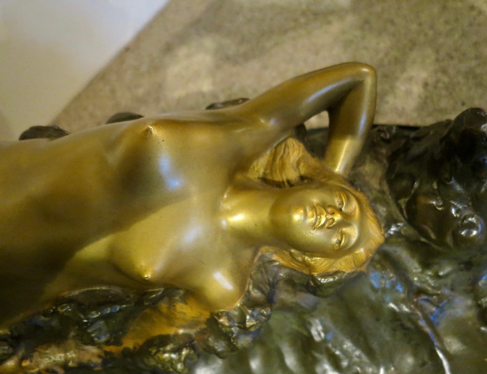 French gilt-bronze 