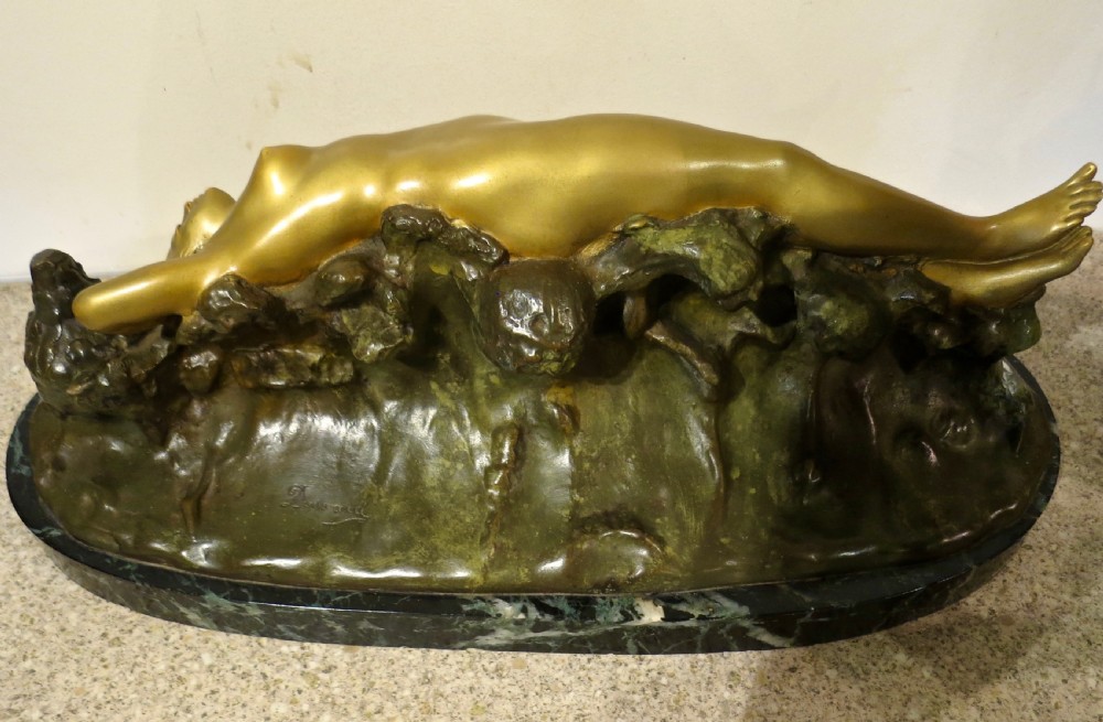 French gilt-bronze 