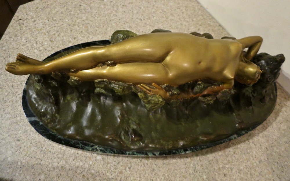 French gilt-bronze 