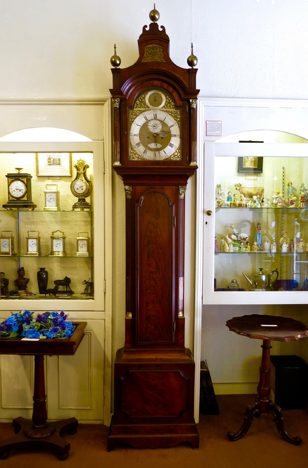 A FINE LONDON PROVINCIAL LONGCASE CLOCK