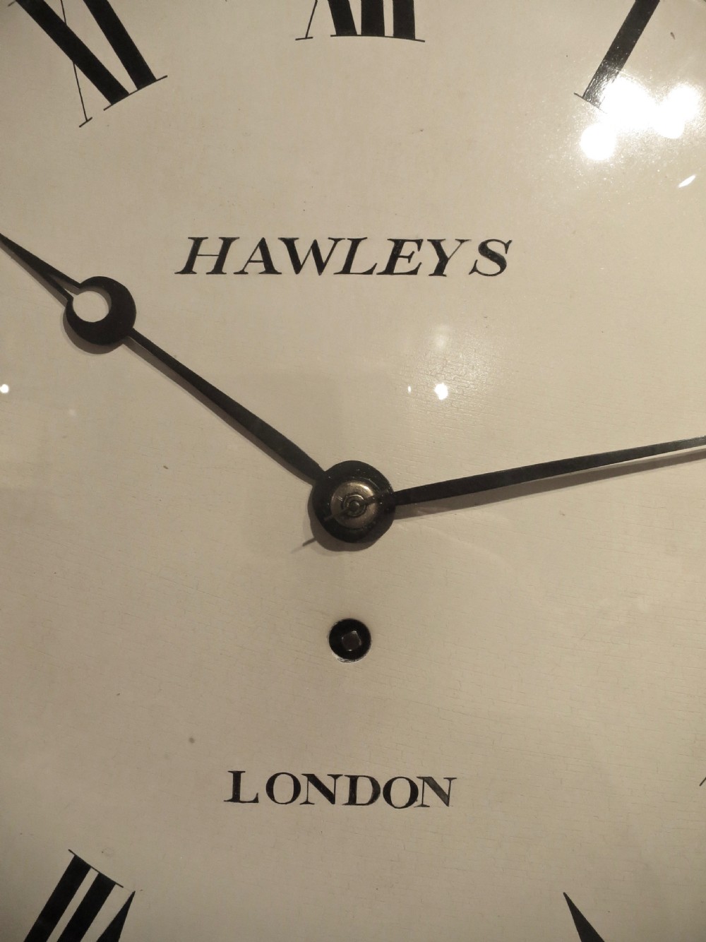 REGENCY LONDON-MADE DROP-DIAL WALL CLOCK View IV