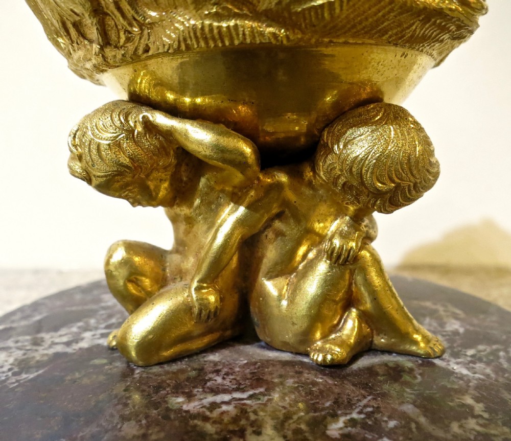 FINE FRENCH ORMOLU INK STAND View III