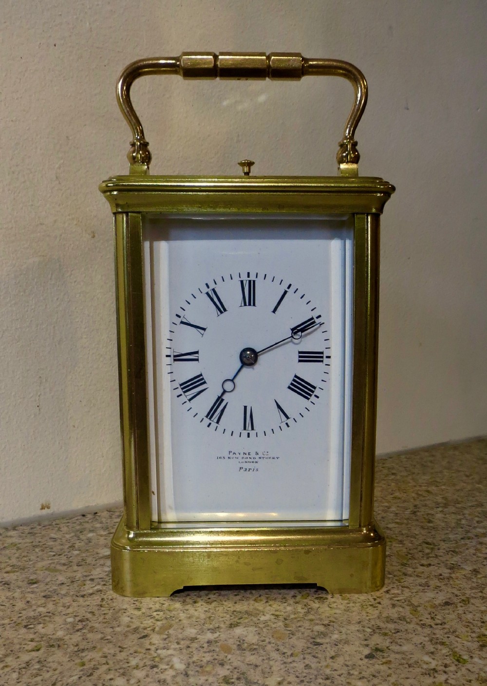 GOOD FRENCH REPEATING CARRIAGE CLOCK