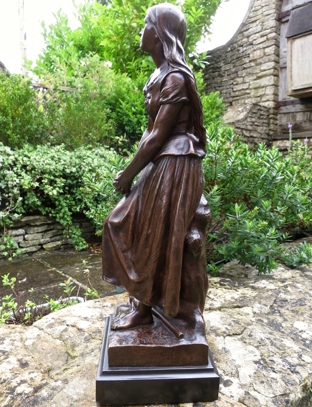 FINE BRONZE SCULPTURE:  