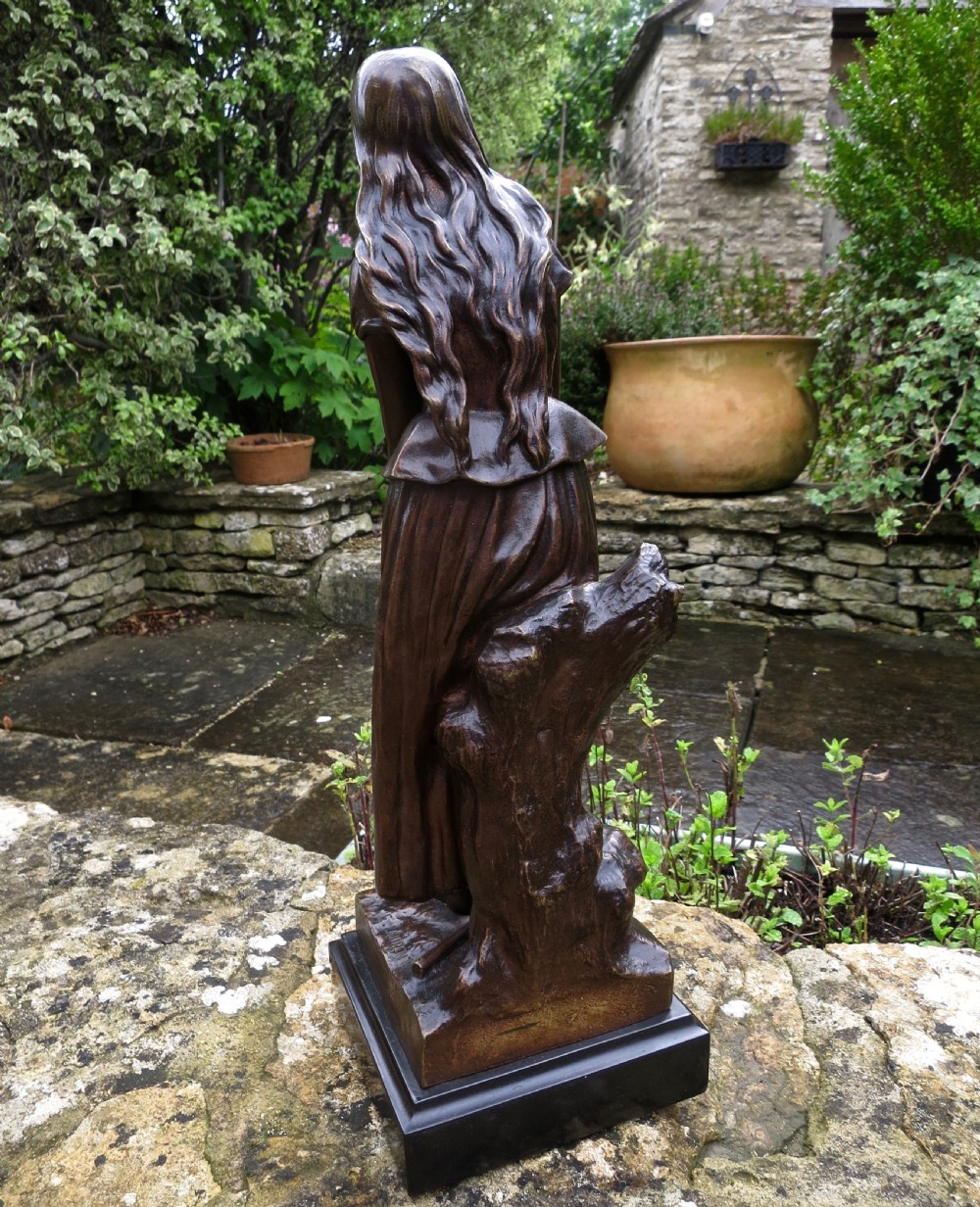 FINE BRONZE SCULPTURE:  