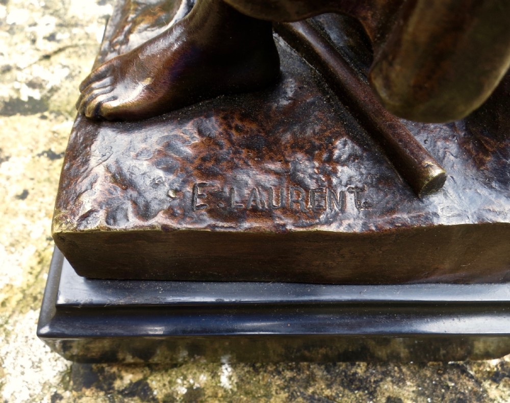 FINE BRONZE SCULPTURE:  