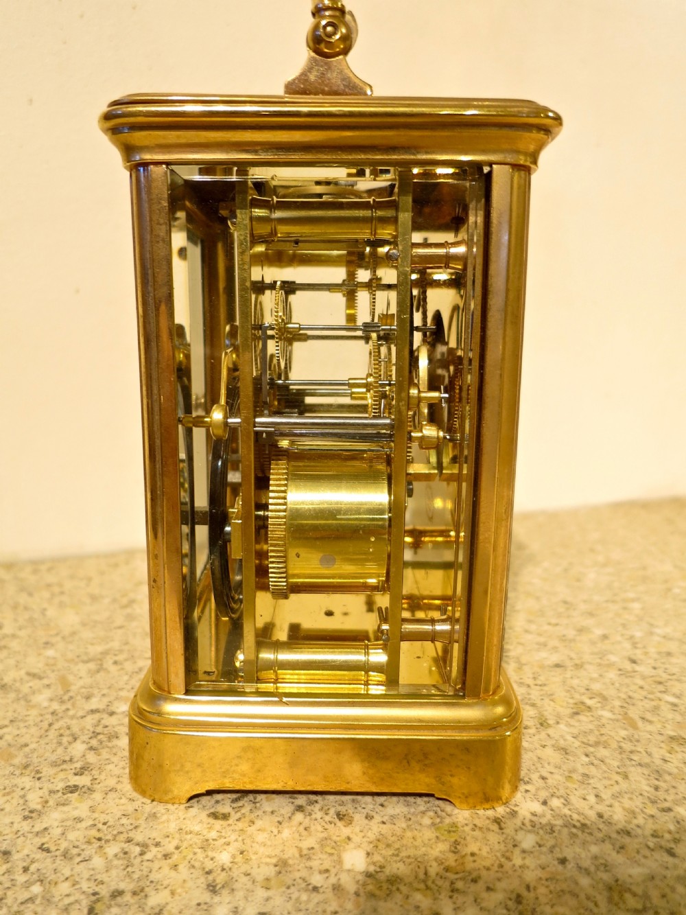STRIKING CARRIAGE CLOCK BY HENRI JACOT View V