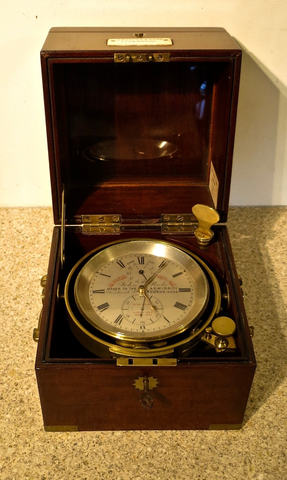 19TH CENTURY 54-HOUR MARINE CHRONOMETER