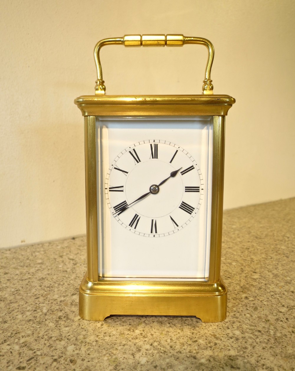 FRENCH 8-DAY CARRIAGE CLOCK BY HENRI JACOT