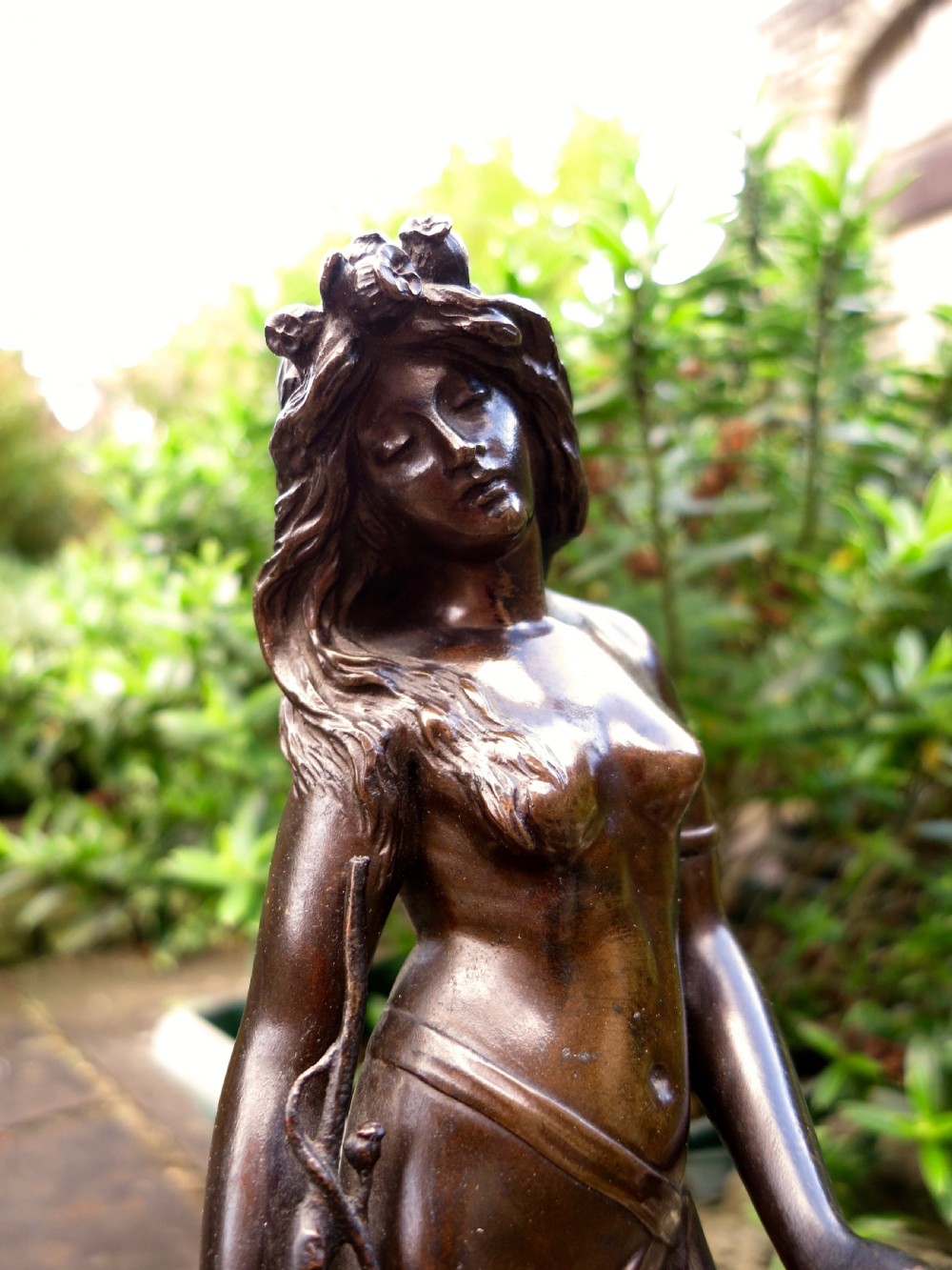 PAIR OF FRENCH BRONZE FIGURES OF 