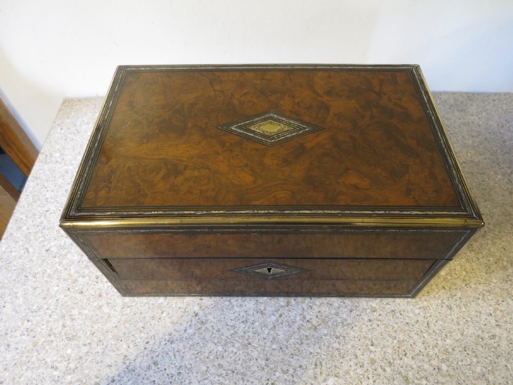 LADY'S SILVER-FITTED DRESSING AND JEWELLERY BOX View VI