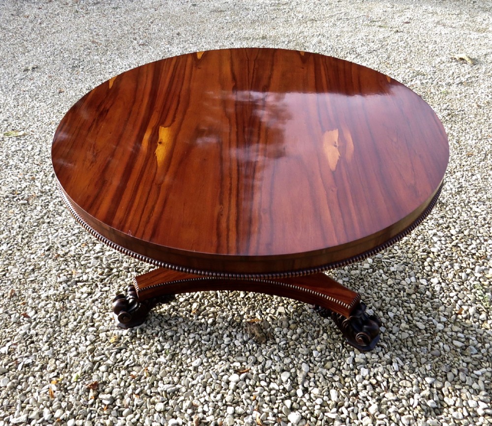 A VERY FINE GILLOWS DINING/HALL TABLE