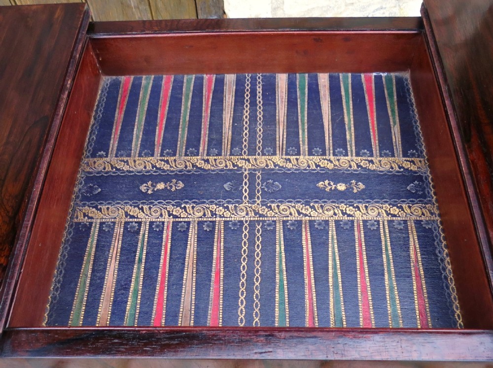 REGENCY ROSEWOOD GAMES & SOFA TABLE View IV