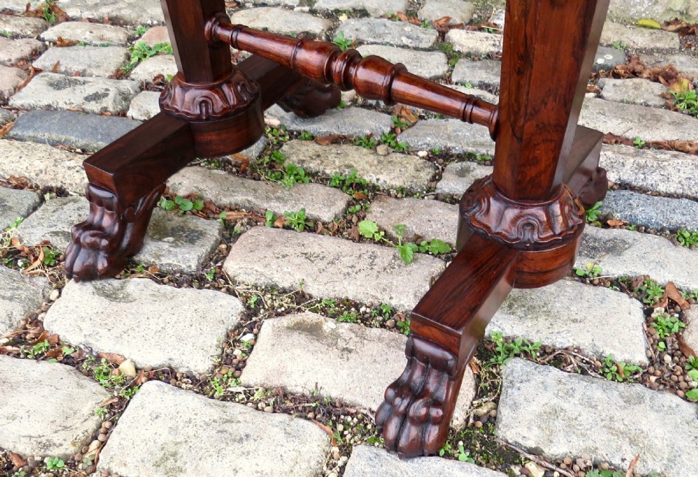 REGENCY ROSEWOOD GAMES & SOFA TABLE View V