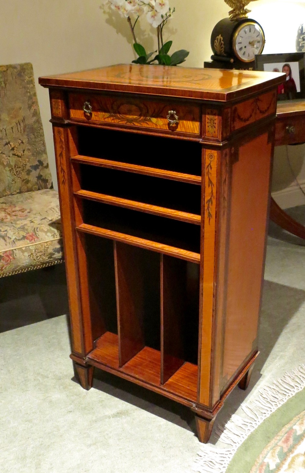 Sheraton Revival Music Cabinet