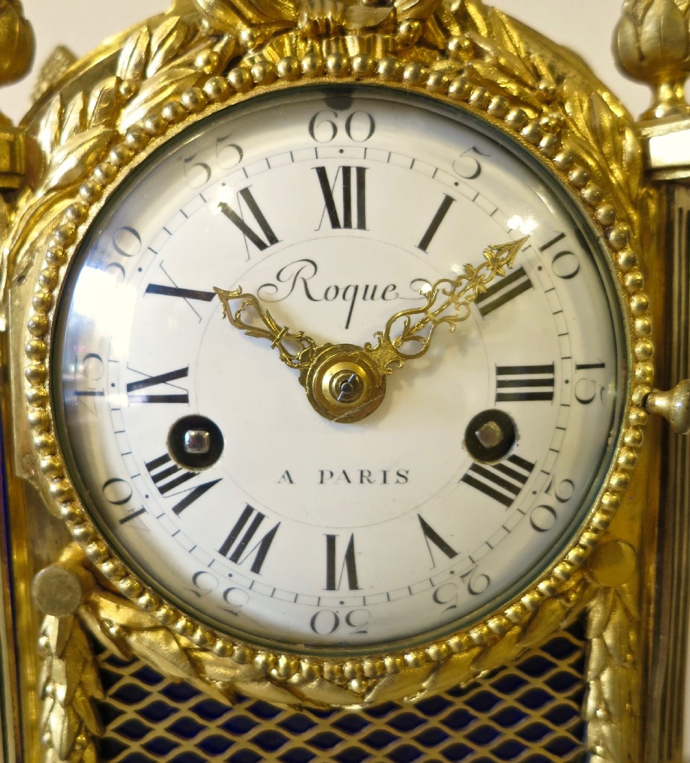 18th CENTURY FRENCH ORMOLU MANTEL CLOCK View IV