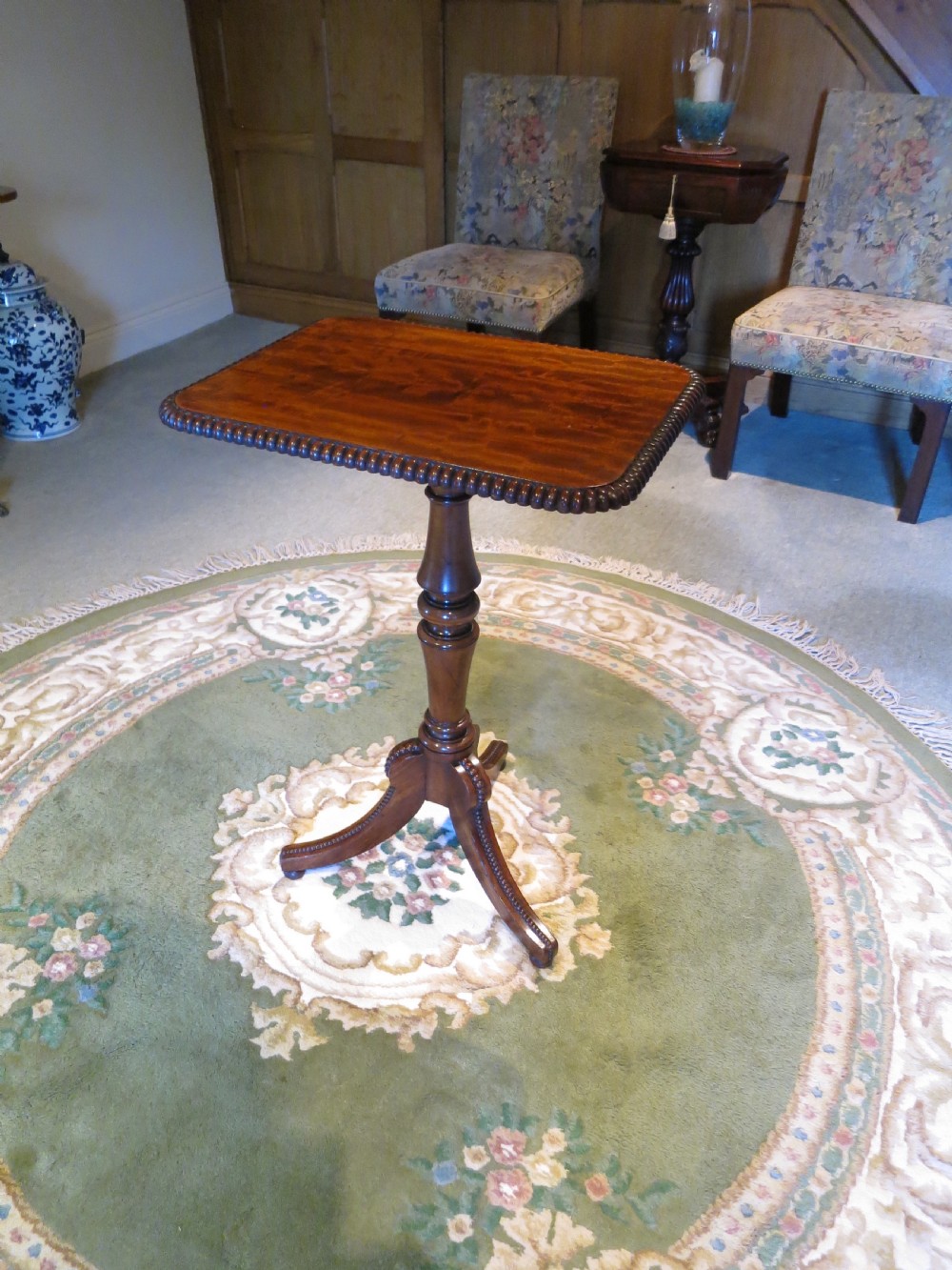 FINE MAHOGANY WINE TABLE BY GILLOWS View II