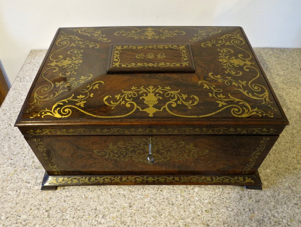 SUPERB FITTED SEWING BOX BY EDWARDS View II