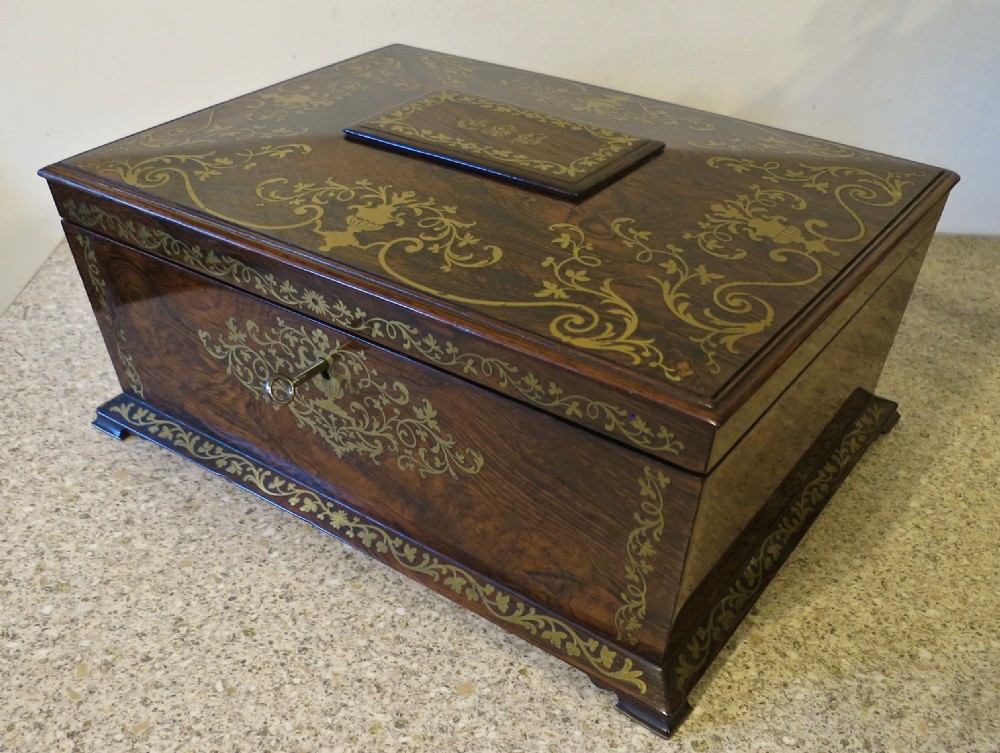 SUPERB FITTED SEWING BOX BY EDWARDS View V