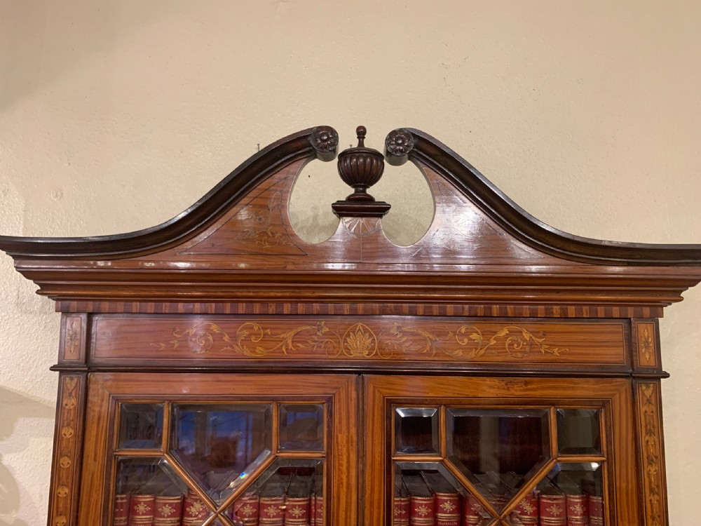 Quality Victorian SECRETAIRE-BOOKCASE View IV