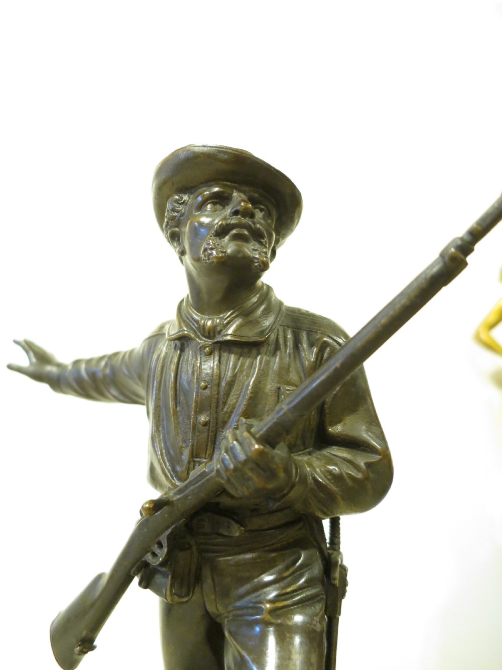 EUGENE GUILLAUME: FRENCH BRONZE HUNTSMAN View VI