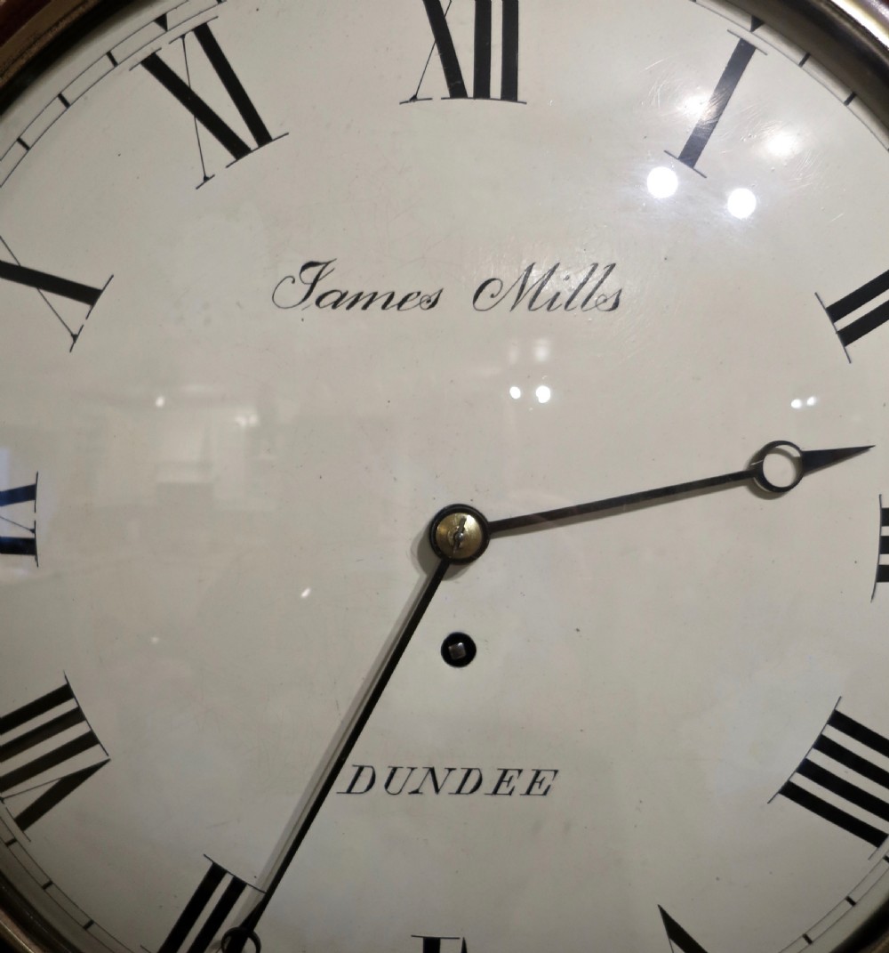 IMPRESSIVE REGENCY DROP-DIAL WALL CLOCK View II