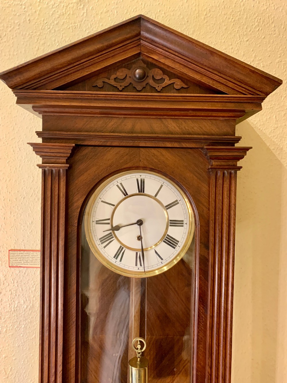 VIENNA REGULATOR WALL CLOCK View II