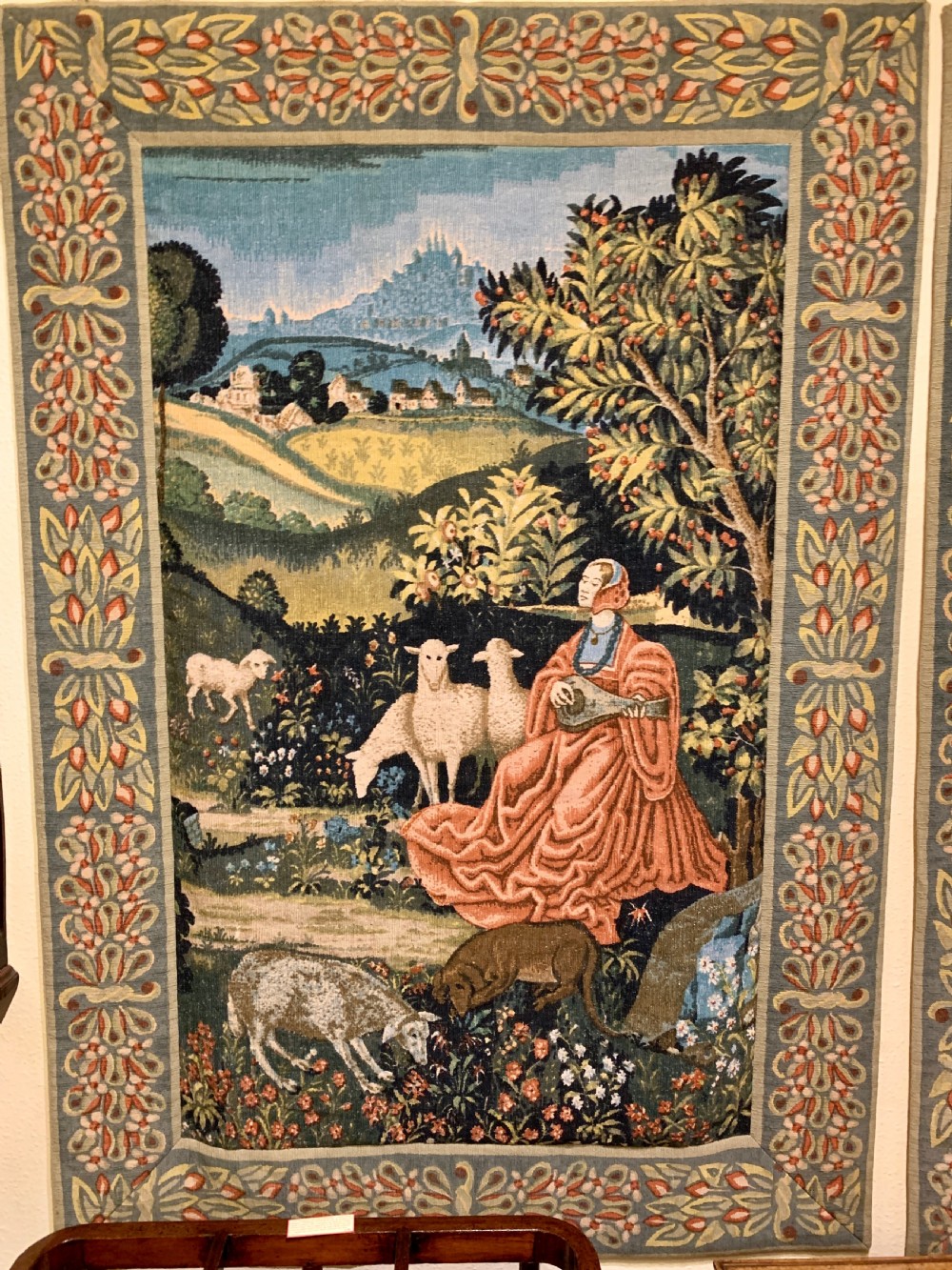 PAIR OF EDWARDIAN TAPESTRIES