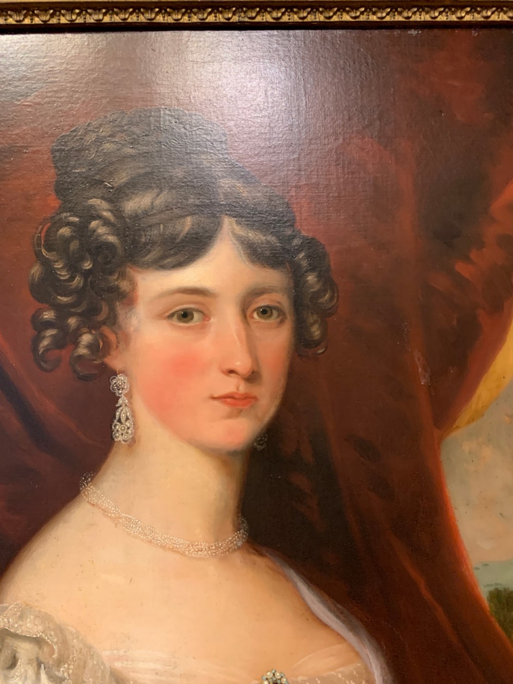 English School Oil Portrait  View II